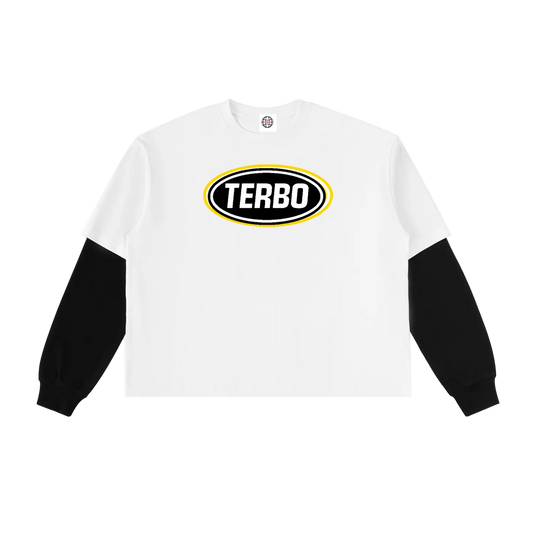 CROPPED DOUBLE LAYERED LONG SLEEVE