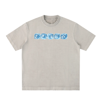 BLUE DICE ROLLER TEE