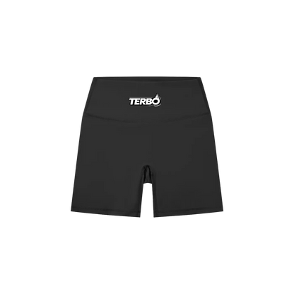 HIGH-WAISTED BIKER SHORTS