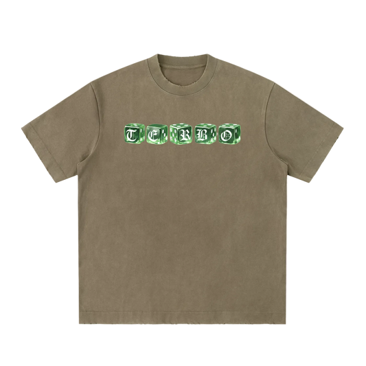 GREEN DICE ROLLER TEE