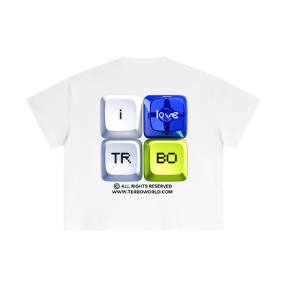 BOXY I LOVE TRBO KEYBOARD TEE