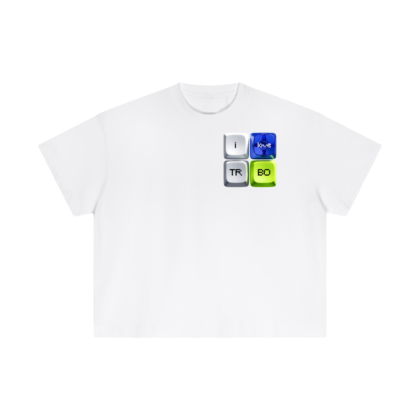 BOXY I LOVE TRBO KEYBOARD TEE