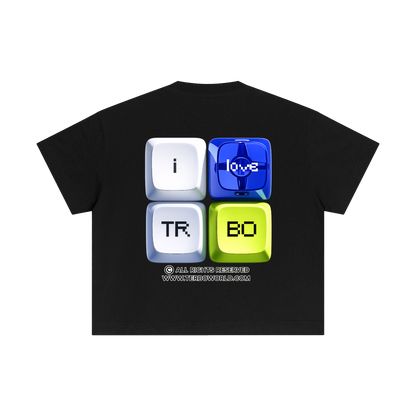 BOXY I LOVE TRBO KEYBOARD TEE