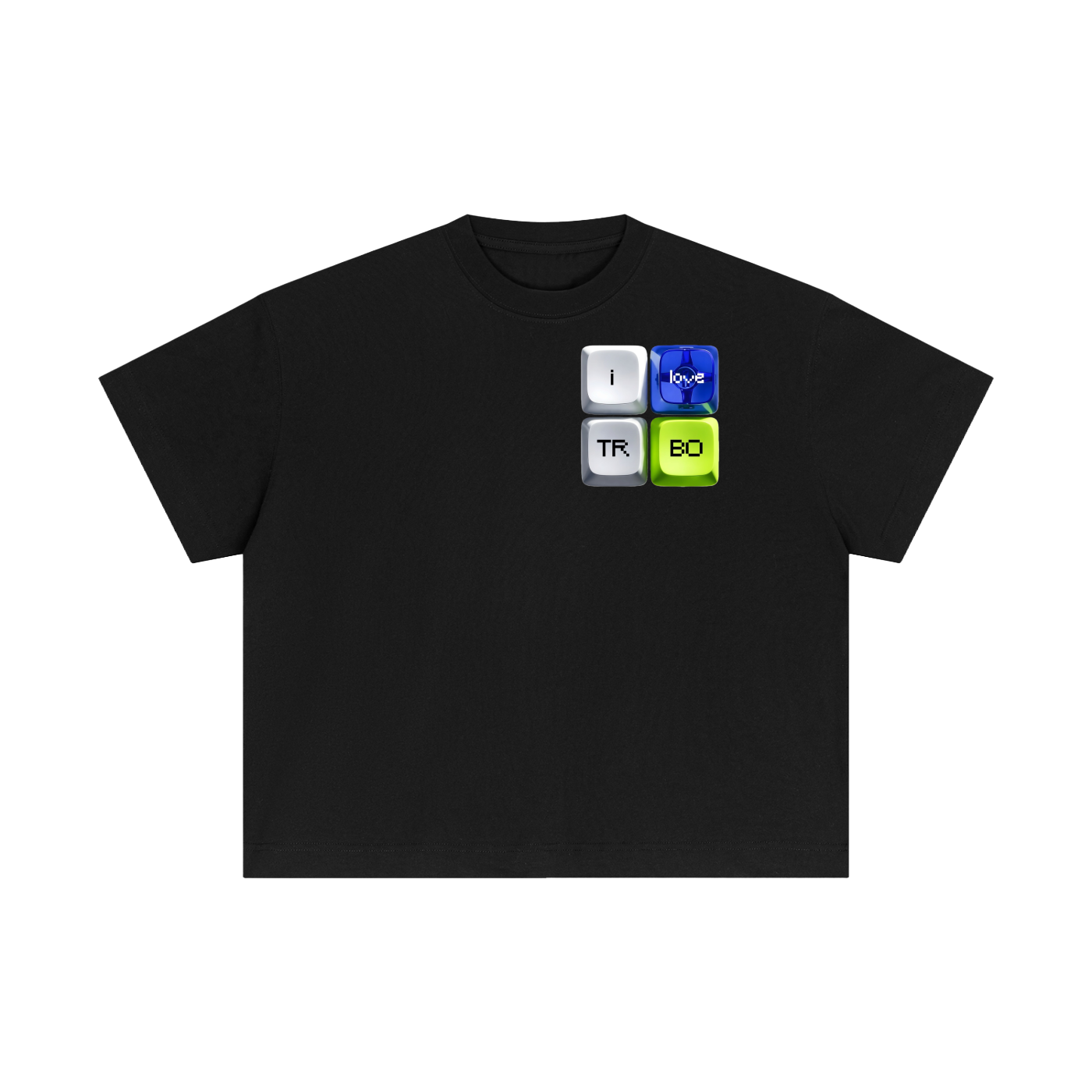 BOXY I LOVE TRBO KEYBOARD TEE