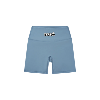 HIGH-WAISTED BIKER SHORTS